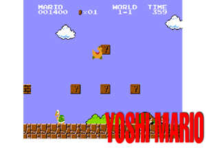 Yoshi Mario (SMB1 Hack) Cover